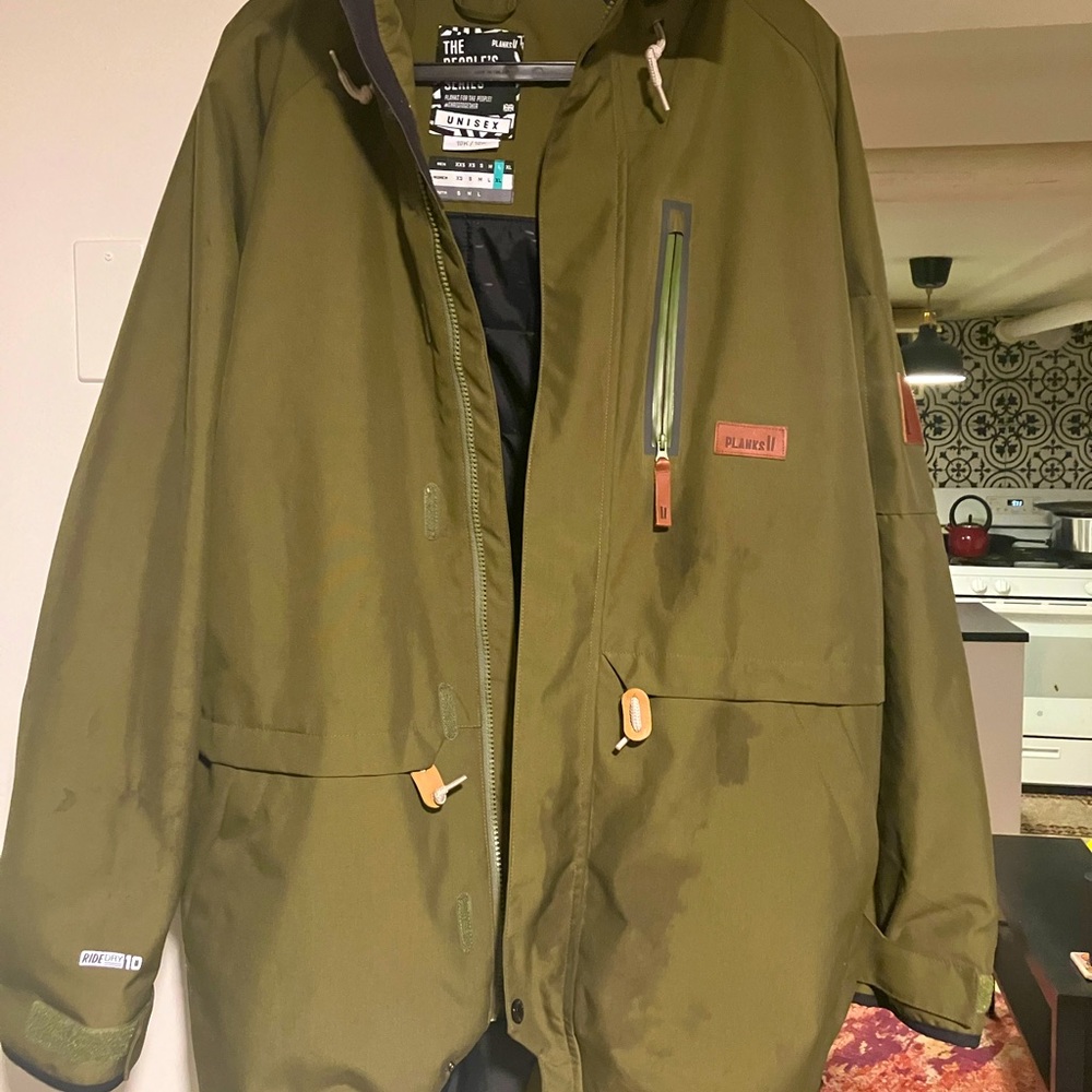 Planks II People’s Series UNISEX Snowboard/Ski Jacket Men: L Women: XL